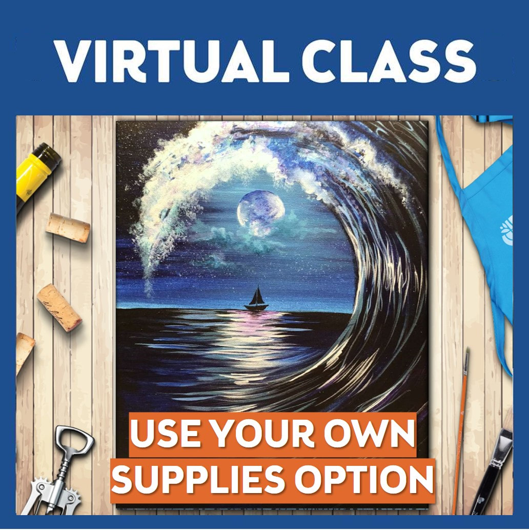 Moonlit Wave Virtual Class Only